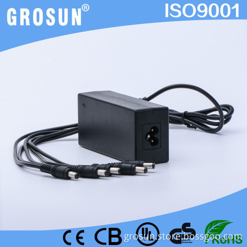 Online Shop China 12V 5A Regulated 60W Desktop DC Adapter Power Supply Charger Adapter - Multiple Use